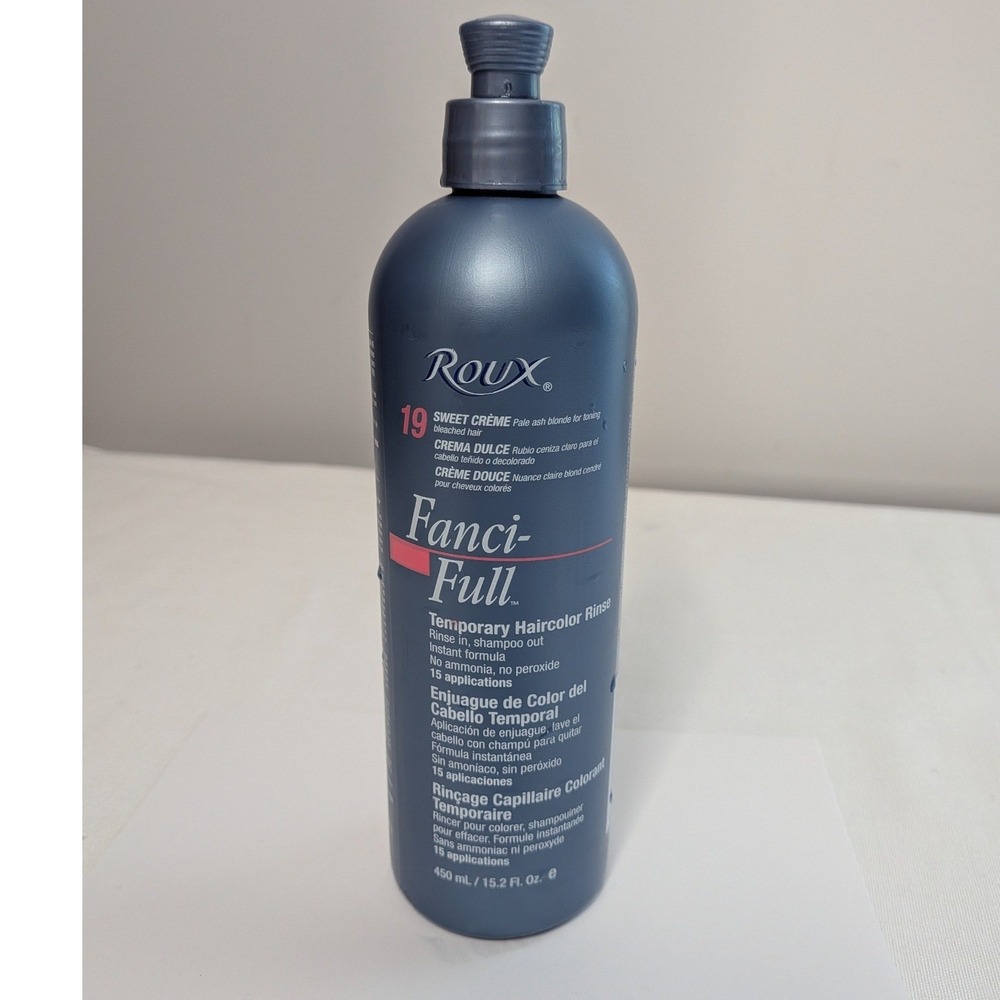 Roux Fanci-Full Sweet Creme #19 Temporary Hair Color Rinse Discontinued 15.2 oz